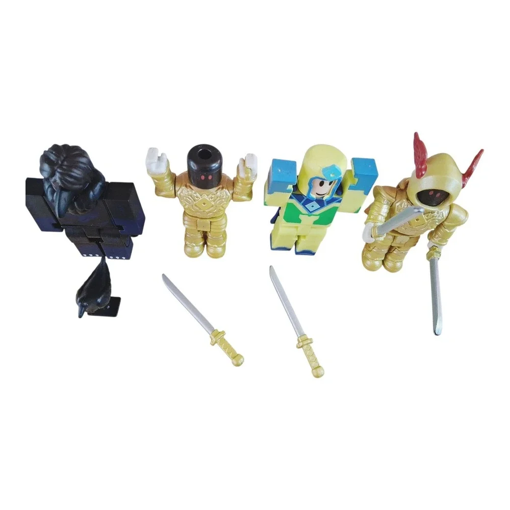 Lot of 4 Roblox Celebrity Mystery Box Figures With‎ Accessories